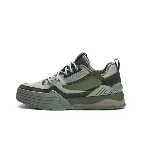 FILA PALA Wear resistant And Lightweight Low top Skateboard Shoes Women's Green F12W311203FSB