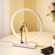 Romantic bride and groom night light - Meaningful wedding gift for best friends and relatives