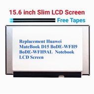 Replacement Huawei MateBook D15 BoDE-WFH9 BoDE-WFH9AL  Notebook LCD Screen