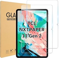 2Pack Screen Protector for TCL NXTPAPER 11 Gen 2 Android Tablet, 9H Hardness Tempered Glass for TCL 