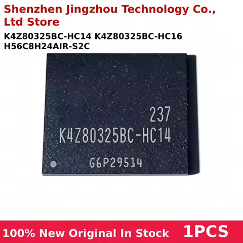 100% test 1Pcs K4Z80325BC-HC14 K4Z80325BC-HC16 H56C8H24AIR-S2C K4Z80325BC HC14 K4Z80325BC HC16 H56C8
