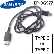Kabel Data Samsung Note 10 Note 10+ Plus A70 A80 Type C to Type C ORIGINAL Fast Charging EP-DG977