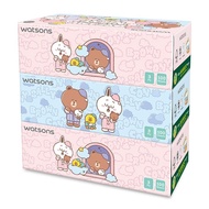 WATSONS Line Friends Velvet Facial Tissue (Box) 3ply X 100s