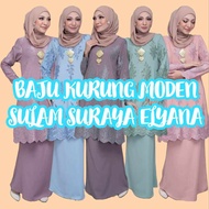 BAJU KURUNG MODEN SULAM SURAYA ELYANA (READY STOCK)