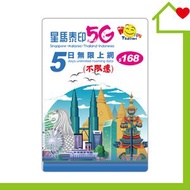 開心電訊 - 泰國, 星加坡,馬來西亞,印尼 AIS/SingTel/Maxis/Telkomsel 5日5G無限數據 (不限速)｜泰國SIM卡｜泰國電話卡｜泰國數據卡｜泰國上網