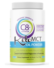 LifeSense C8 enriched MCT Oil Powder Unflavored Sourced from Coconut Oil, Keto Friendly - developed 