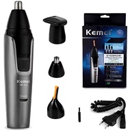 Kemei 3in1 Rechargeable Nose Trimmer Beard Trimer For Men Micro Shaver Eyebrow Nose Hair Trimmer For