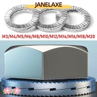 JANELAXE932QW 5Pcs Wedge Lock Washer, Hardware Fastener 304 Stainless Steel Lock Washers,  M4 M10 M1