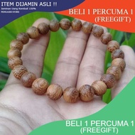 TM Tasbih Gelang Teras Kayu Gemunggal Emas/Kelor/Moringga 8MM