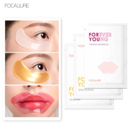 FOCALLURE Forever Young Wrinkles Dark Circles Eye Mask &amp;  Cherry Lip Mask Skin Care Vitamin