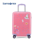 Samsonite/New Beauty Kids Lever Box Cute Airplane Wheel Suitcase Travel Passcode Box Men and Women H