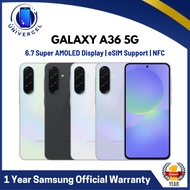 Samsung Galaxy A36 5G (8GB +256GB Storage) | NFC & eSIM Supported | 2025 Model | Local Set With 1 Ye