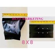 8x8 PolyBag / Plastik Semaian Hitam (1KG)