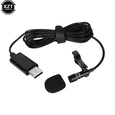New Portable Laptop Microphone USB Omni-directional Stereo Microphone Live Streaming Recording Micro