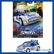 Hot Wheels Car Culture Hammered Drop MG Metro 6R4 Toy Vehicle Miniature Car for Ages 3 and Up - Blue