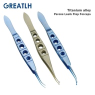 108mm Titanium Ophthalmic Perone LASIK Forceps Eye Plastic Surgery Forceps Tweezers Veterinary Surgi