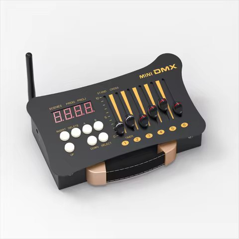 DMX Controller Disco Light Controller 1pcs DMX512 Controller + Charging Receiver Party DJ Stage Ligh