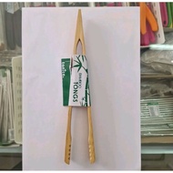BJ-25 Bamboo Tongs, Tanica Bamboo Tongs Tongs Kitchen Tongs