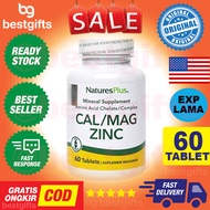NATURES NATURES NATURE PLUS CAL/MAG/ZINC CAL MAG ZINC KALSIUM CALCIUM MAGNESIUM ZINC TULANG - 60 TA