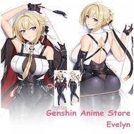 Anime Evelyn Chevalier Dakimakura Cover Double-Sided Printed Pillowcase Otaku Sleeping Cushion Cover