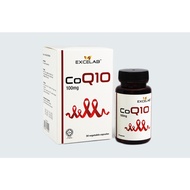XXXXCELABBBB CoQ10 100mg [Ubidecarenone, Halal, Kapsul Sayuran] (30 Biji), Vitamin untuk Tenaga, CoE