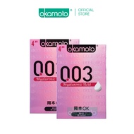 [Bundle of 2] Okamoto 003 Hyaluronic Acid Condoms Pack of 4s