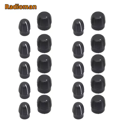 10Pairs Volume and Channel Knob Button Cap for Motorola CP200 CP200D CP040 Pro5150 GP380 HT1250 CP15