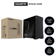 Gigabyte C102 Glass Micro-ATX Mid Tower PC Case Desktop Casing Tempered Glass Side Panel C102G with
