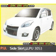 LLPU3053 Perodua Myvi SE 2008 Sport PU Side Skirt (SE) Body kit Bodykit