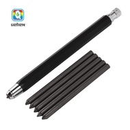 1set 5.6mm Metal Lead Holder Pensil Grafit Mekanik Otomatis Untuk