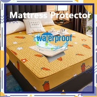 100% Waterproof Mattress Cover Fitted Bedsheet Breathable Mattress Protector Cover Non-slip