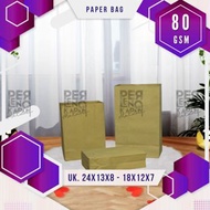 Kraft Paper Bag Plain Brown Goodie Bag 80 Grams