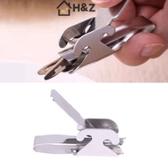 H&Z 1Pc Stainless Steel Melon Seed Peeling Artifact Pine Nut Opening Device Melon Seed Peeler Peanut