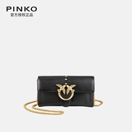 PINKO奢侈品女包22链条信封飞鸟包燕子包黑色送女友礼物