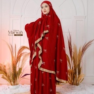 Mukena Marwah Dewasa Hijab Arrafi Prayer Set Rukuh Mukena Telekung