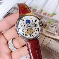 Gold automatic watches Premium Classic Men's Automatic Watch CCR Luxury Blue Balloon Watch Leather Geneva Automatic Watch