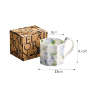 Mug Household Ceramic Water Cup Office Creative Couple Breakfast Cup Large Capacity Delicate High Se