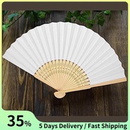 Handheld Folded Fan for Kids Drawing Handheld Paper Fan
