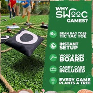 Giant Tic - -Toe Outdoor Game Instant Setup, No Assembly Bean-Bag Toss Games Set,Giant - for Adults