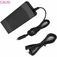 CAUSI Battery Charger, 5.5mm DC Connector US Regulations Electric Scooter Charger, Durable 42V 2A Bl