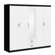 ตู้เสื้อผ้า HAVANA 222 Cm // MODEL : W-711-A ดีไซน์สวยหรู สไตล์เกาหลี 5 บานเปิด 5 ลิ้นชัก สินค้าขายด