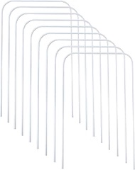 Croquet Wickets,Replacement for Croquet Game,Set of 9 Pcs Wickets with White Plastic Coating