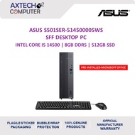 Asus S501SER-514500005WS SSF Desktop PC ( i5-14500, 8GB, 512GB SSD, Intel, W11, HS+M365 )