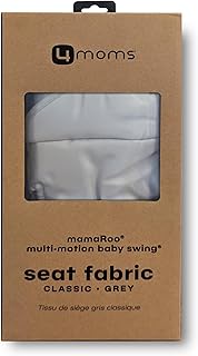 4moms Extra Seat Fabric, MamaRoo Baby Swing, Model 1046, Grey Classic