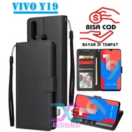 BOOK COVER hp FOR VIVO Y19 FLIP WALLET FOR VIVO Y19 LEATHER CASE FOR VIVO Y19