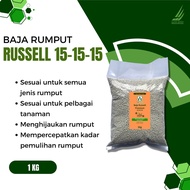 [1KG] Baja Rumput Karpet Russell Premium 15-15-15 Untuk Semua Jenis Rumput Premium Carpet Grass Fert