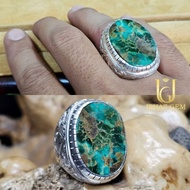🇮🇷 Iranian Turquoise Ring | Cincin Firus Iran | 925 Silver