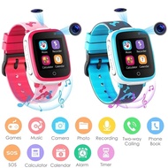 2023โทรศัพท์ดนตรีเกม SOS Smart Watch สำหรับเด็ก2G ซิมบัตรรูปภาพนาฬิกาข้อมือกล้องของขวัญวันเกิดสำหรับเด็กผู้หญิงเด็กผู้ชาย