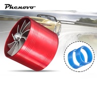 [Phenovo] 64.5mm x 50mm Air Intake Turbo Charger Fuel Supercharger Saver Fan Aluminum