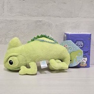 日版 Amufun 淺綠色高冠變色龍 球鏈吊飾公仔 掛飾 掛件 吊件 毛公仔 珠鏈 Ball Chain Amuse 動物 Veiled Chameleon 景品